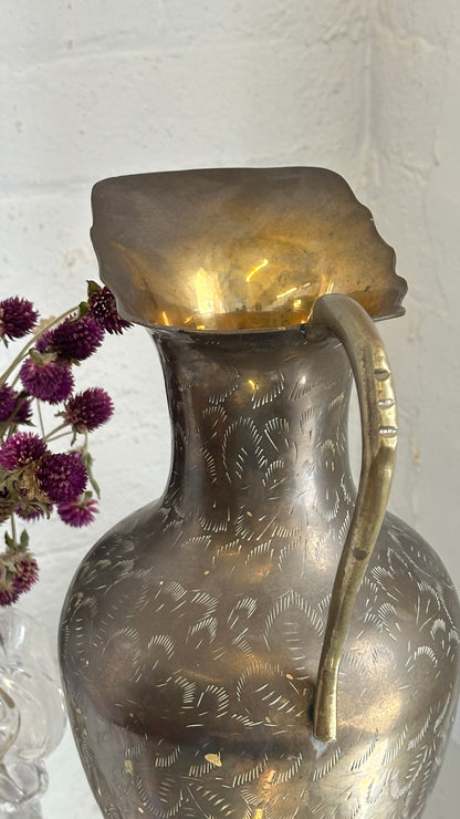 Large Brass Indian Jug