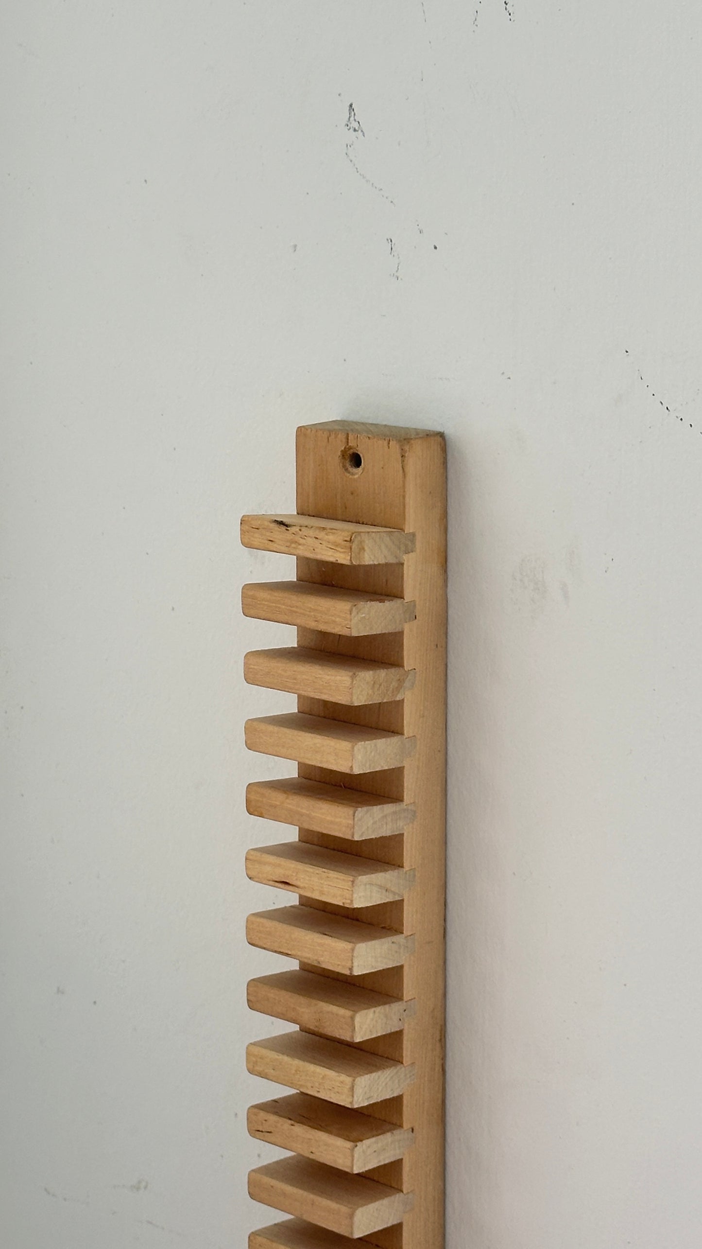 Wall Hung Wooden CD / Plate Holder