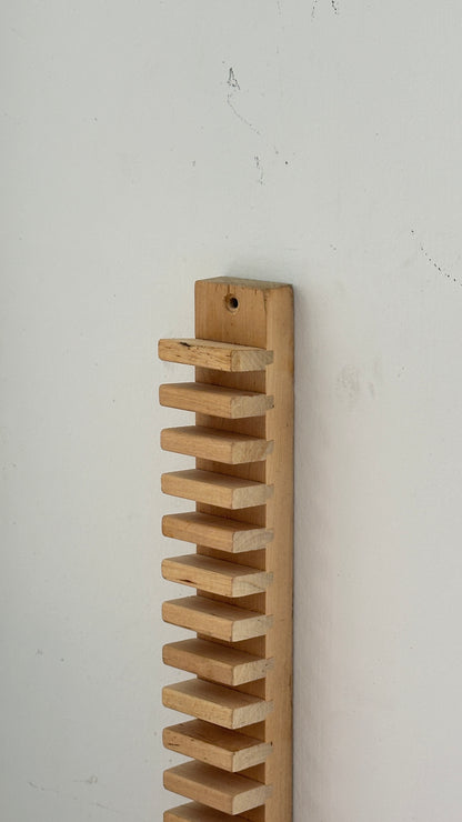 Wall Hung Wooden CD / Plate Holder