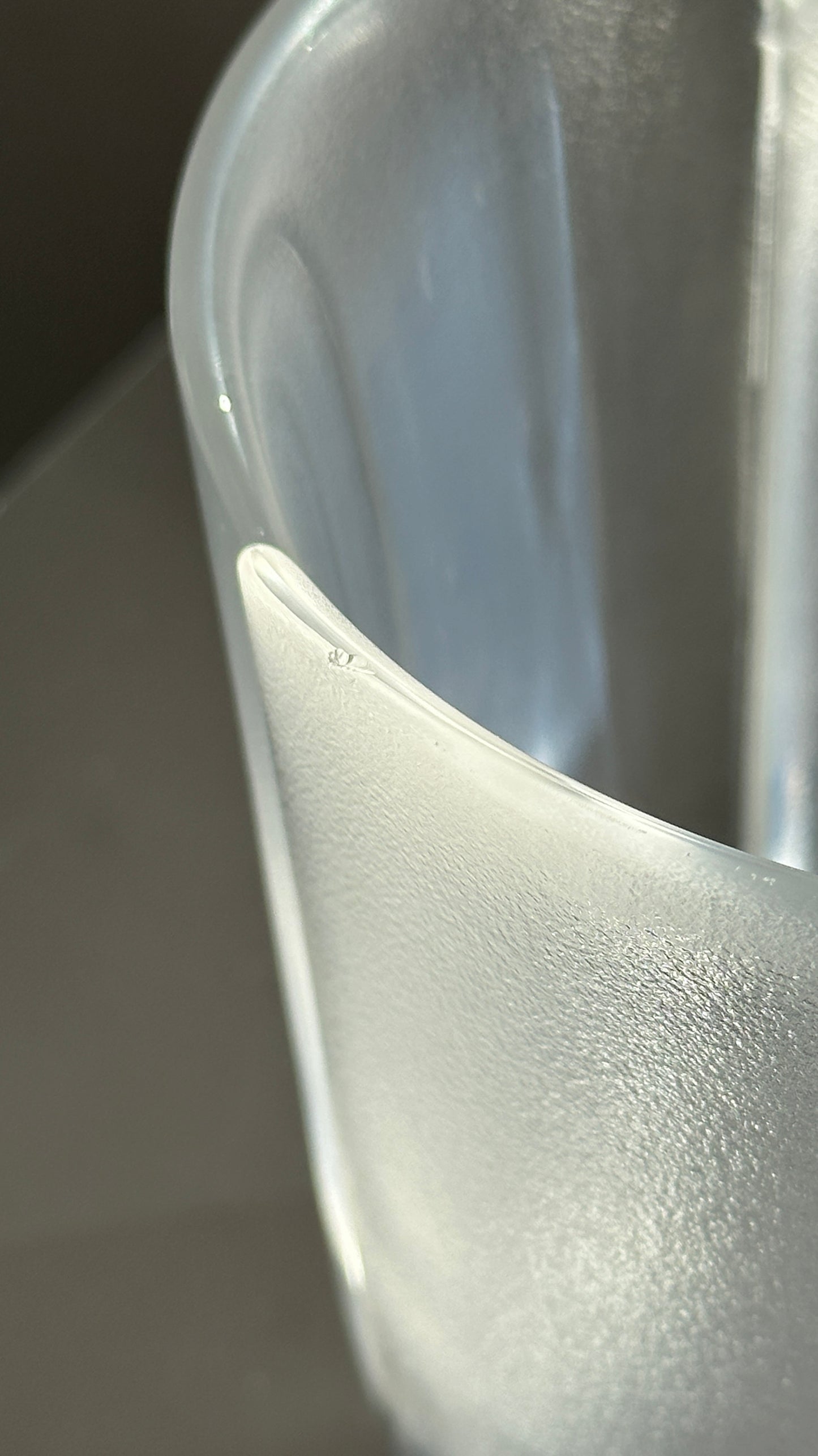 Vintage Bjørn Wiinblad Frosted Glass Vase for Rosenthal