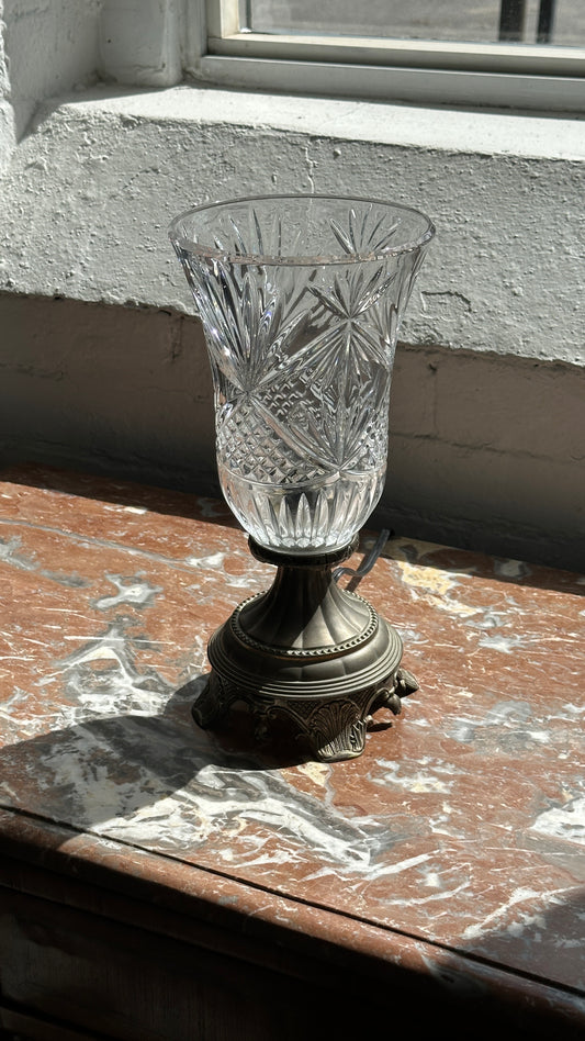 Vintage Hurricane Table Lamp