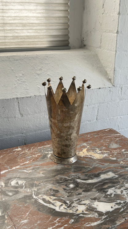 Medieval Inspired Metal Vase