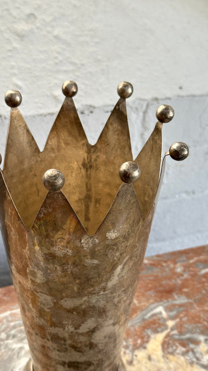 Medieval Inspired Metal Vase