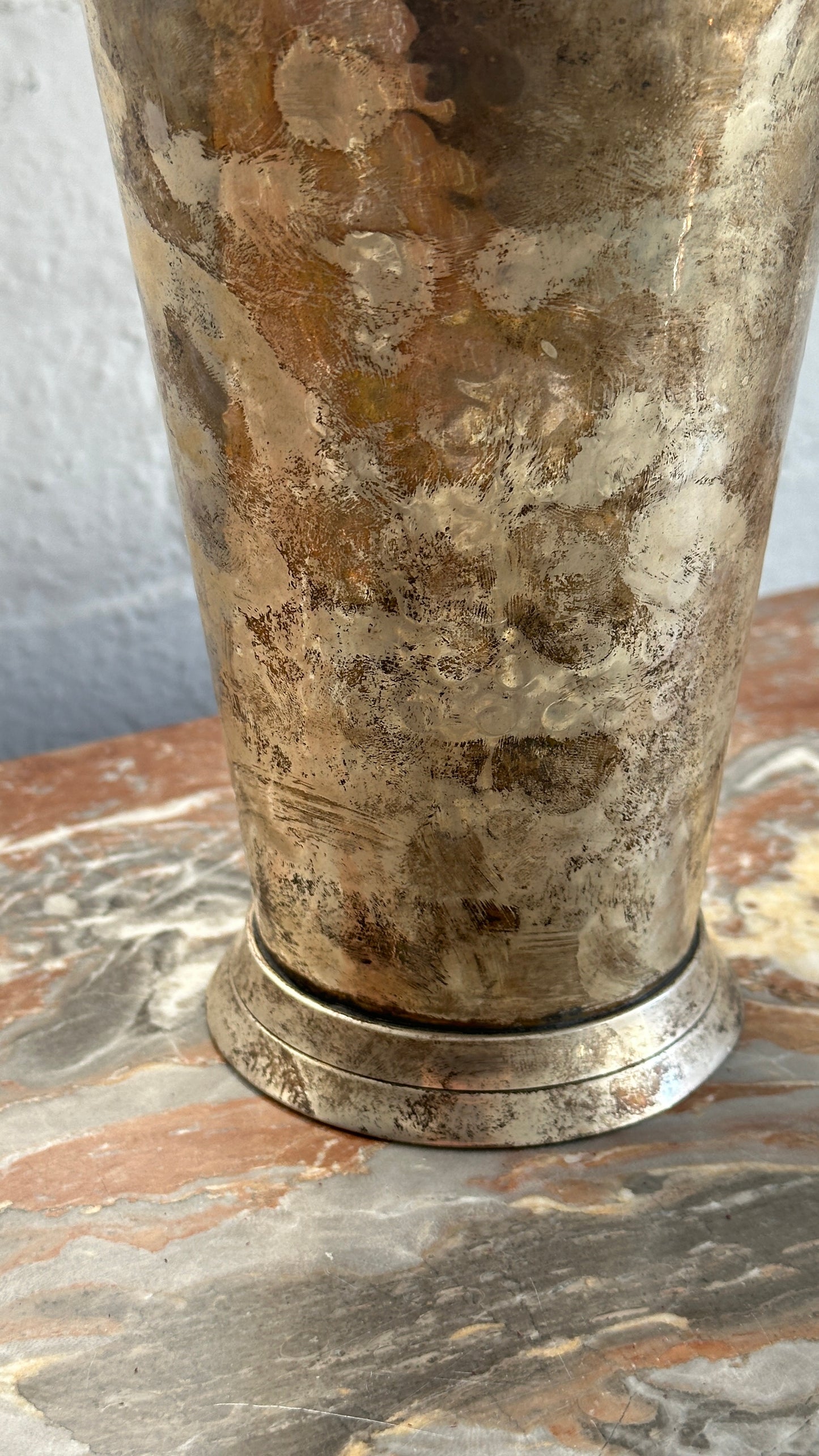 Medieval Inspired Metal Vase