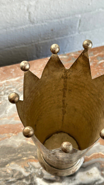Medieval Inspired Metal Vase