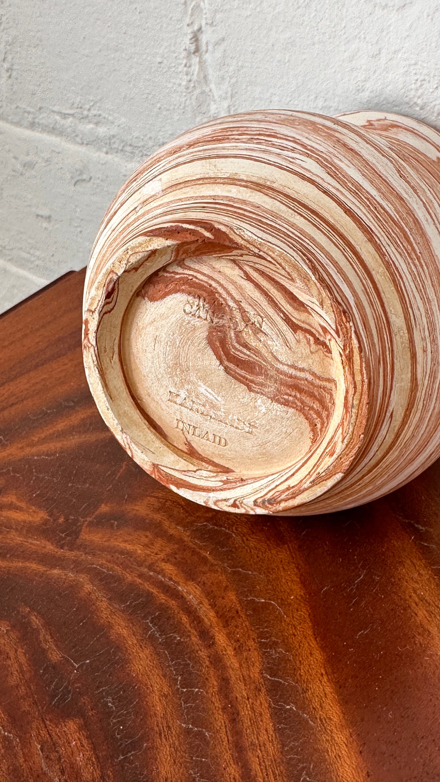 Ceramic Swirl Vase, Canadian