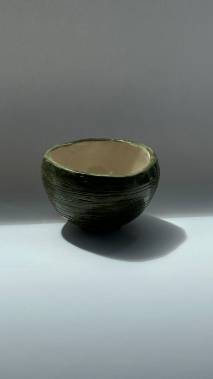 Green Ceramic Bowl