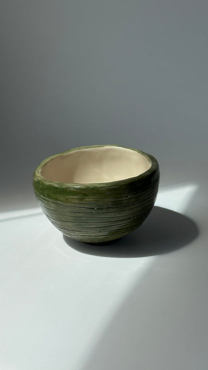 Green Ceramic Bowl
