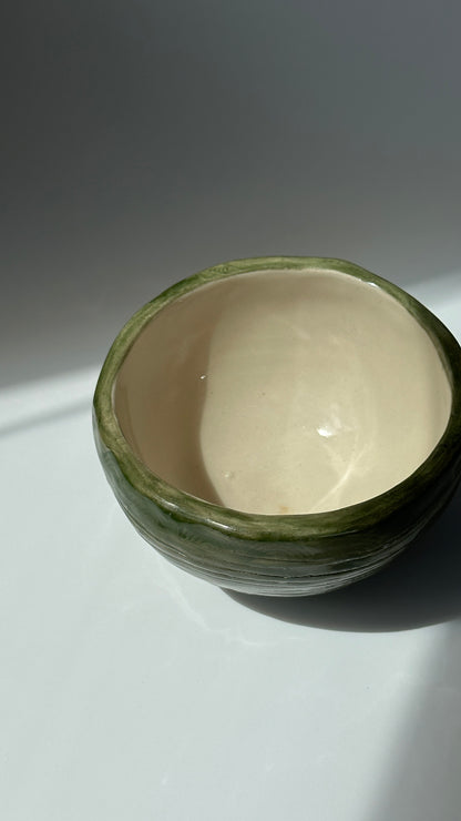 Green Ceramic Bowl