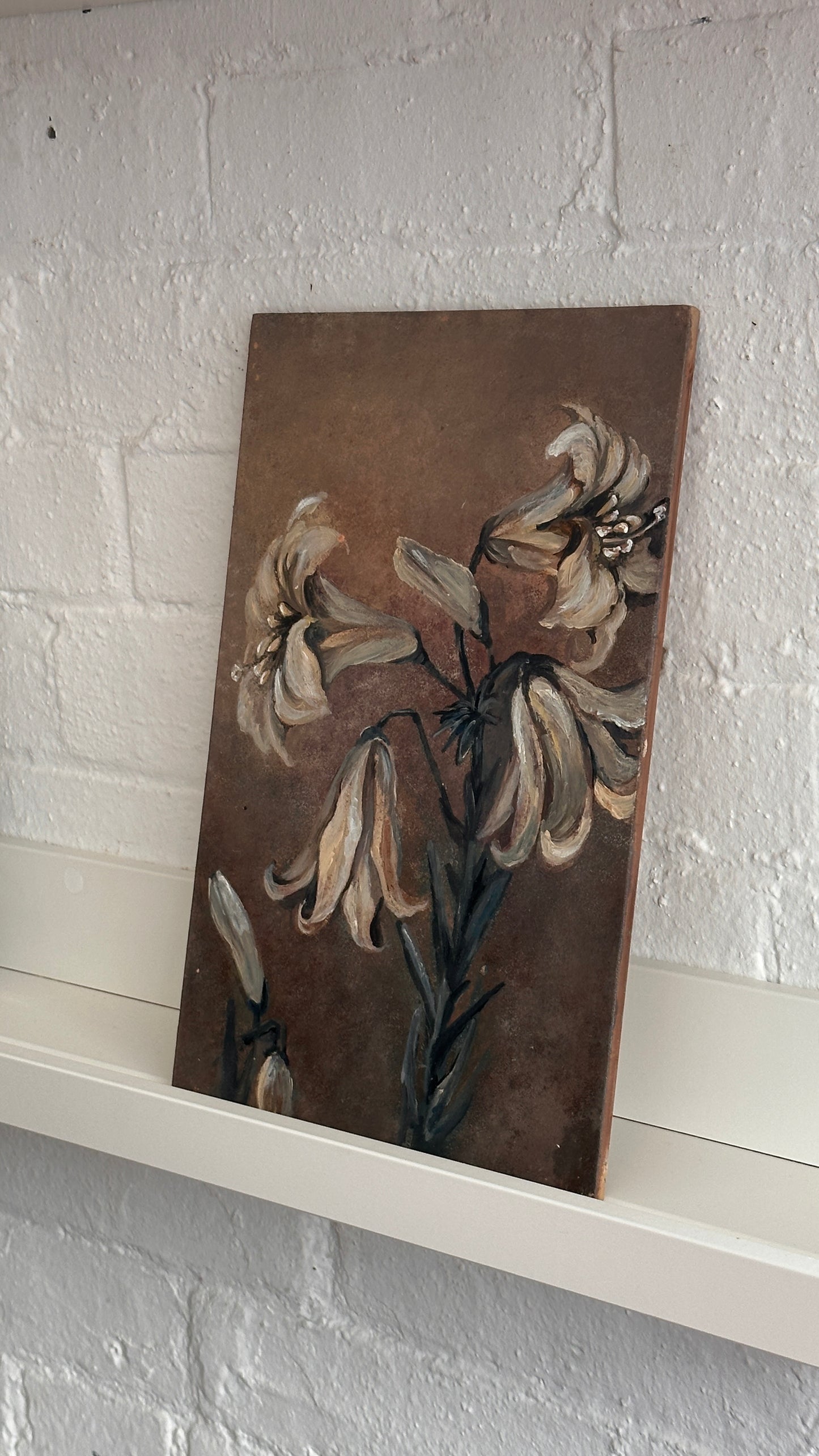 Floral Painting on Board