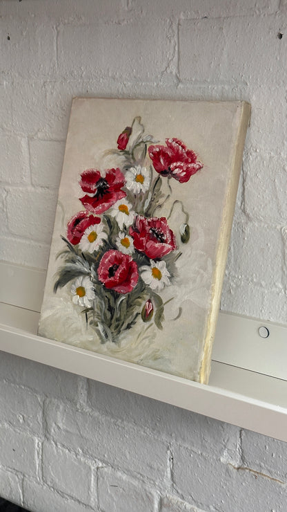 Floral Painting on Canvas