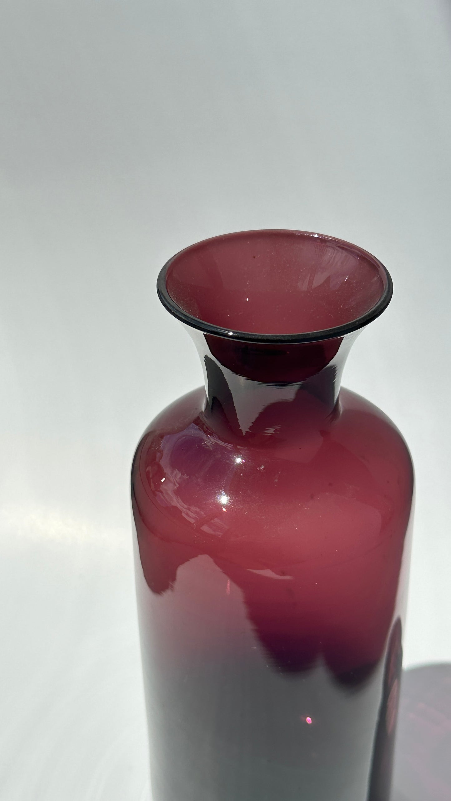 Purple Glass Vase