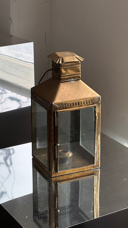 Plated Lantern for Candle