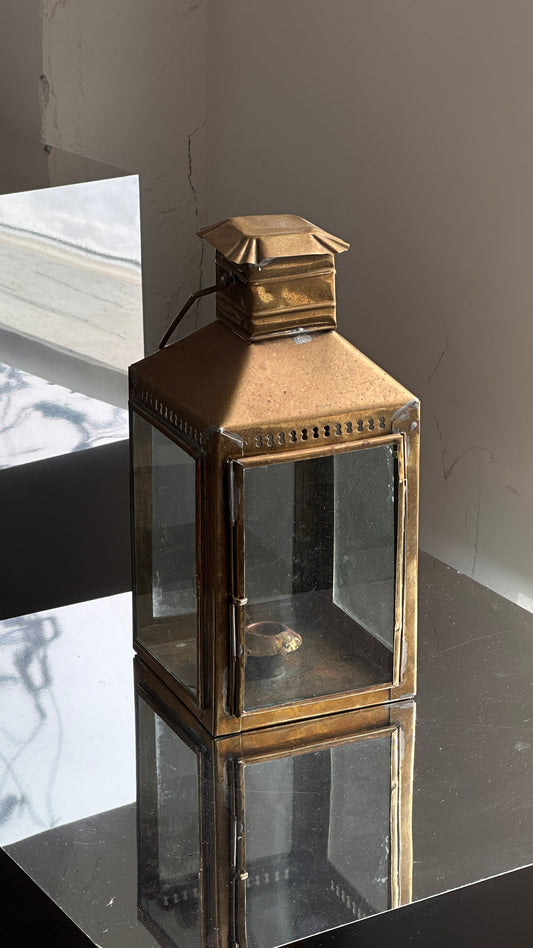 Plated Lantern for Candle