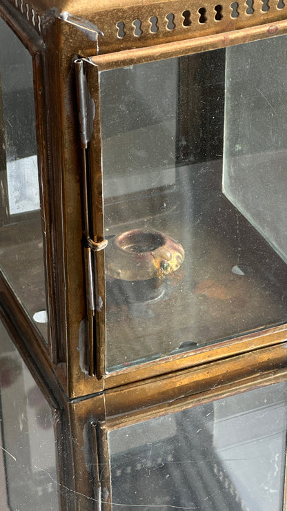 Plated Lantern for Candle