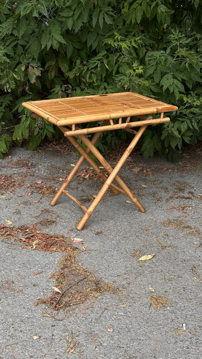 Folding Bamboo Table