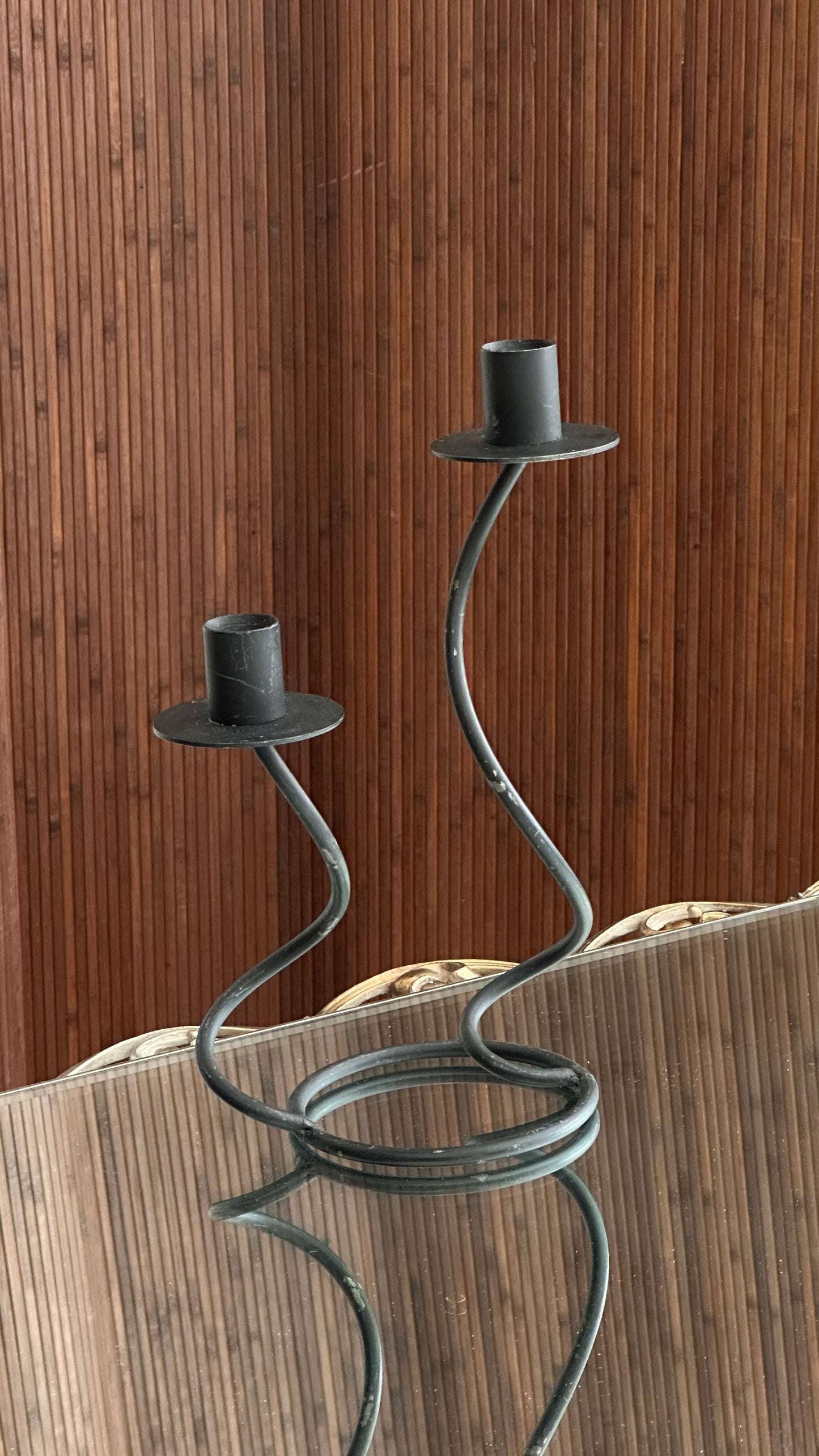 Twisted Metal Candle Holder