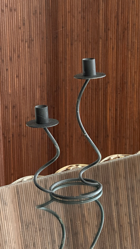 Twisted Metal Candle Holder