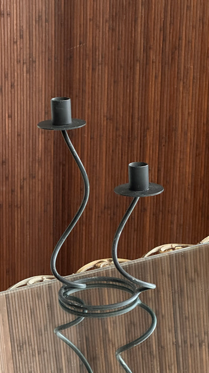 Twisted Metal Candle Holder
