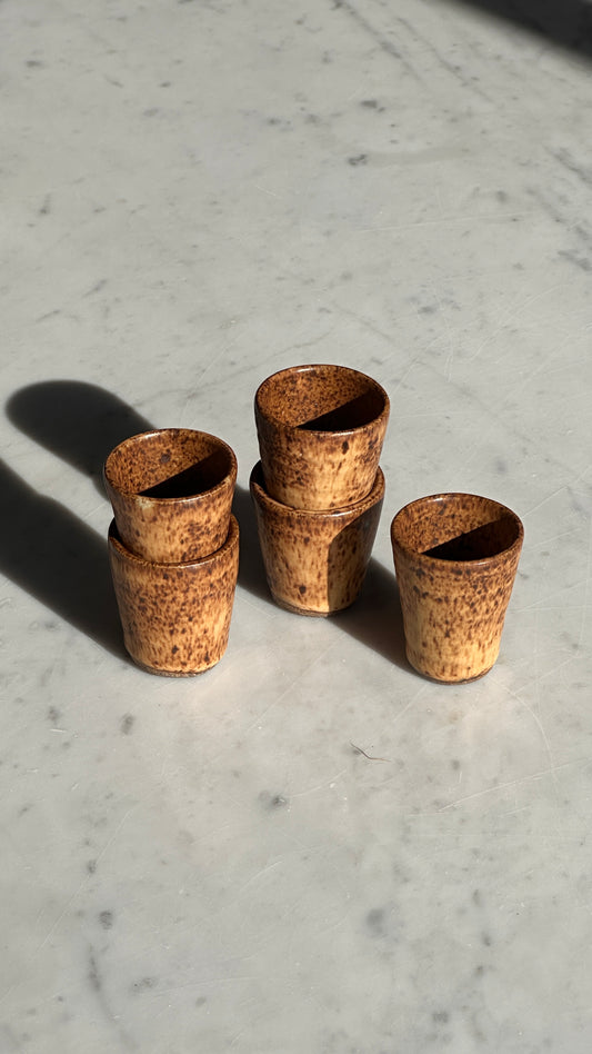 Set of 5 Ceramic Shot Glasses