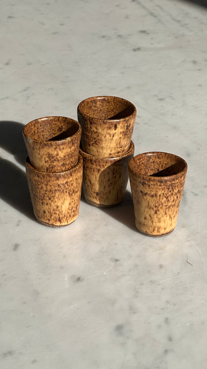 Set of 5 Ceramic Shot Glasses