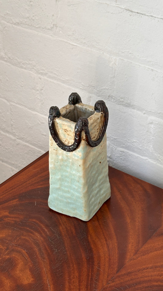 Handmade Rectangular Ceramic Vase