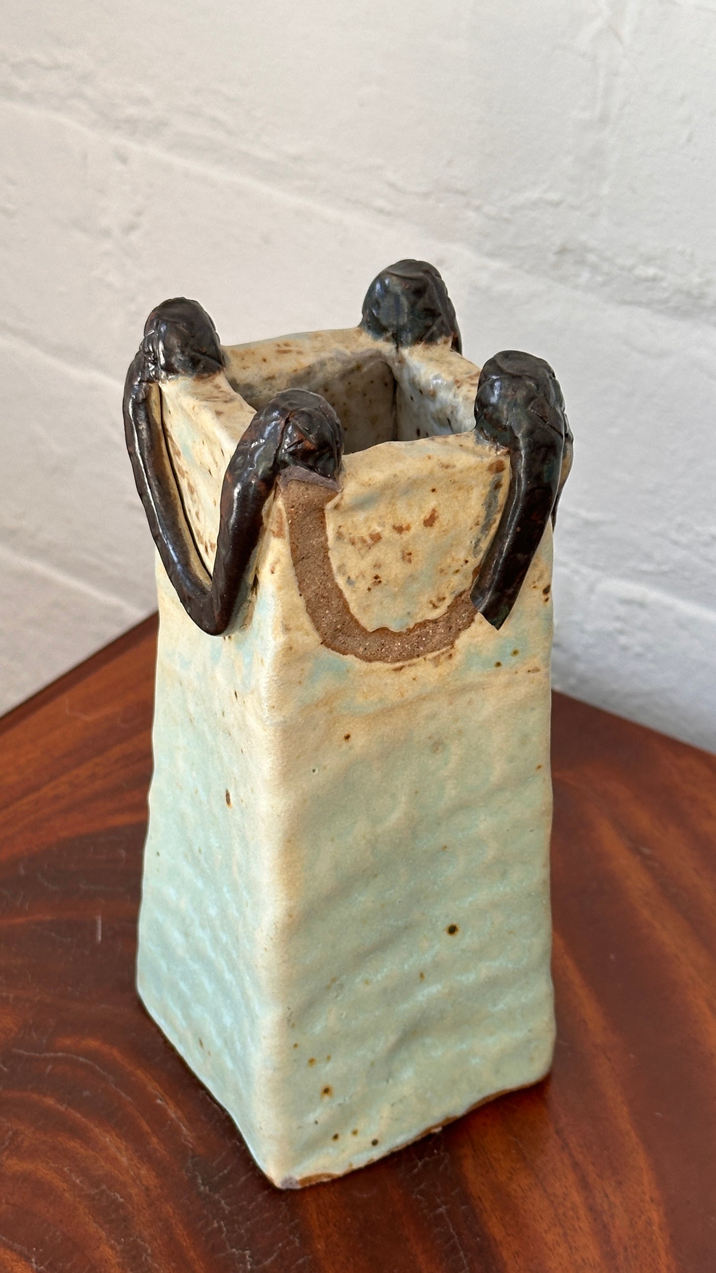 Handmade Rectangular Ceramic Vase