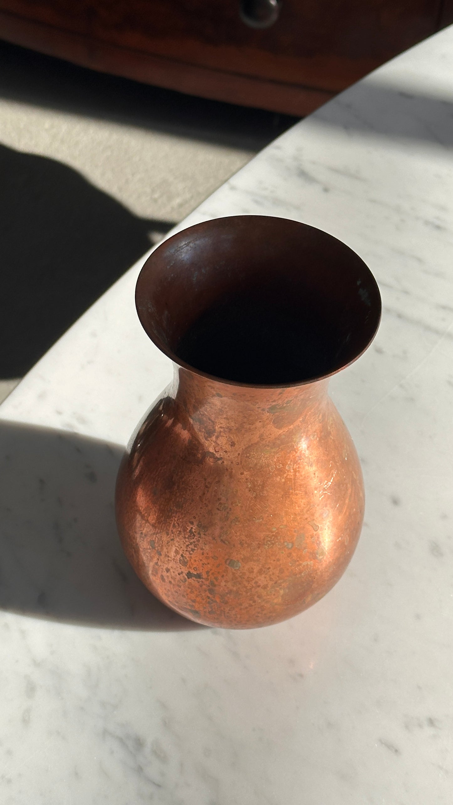Vintage Copper Vase