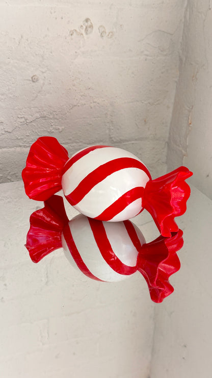 Oversized Peppermint Candy Decor