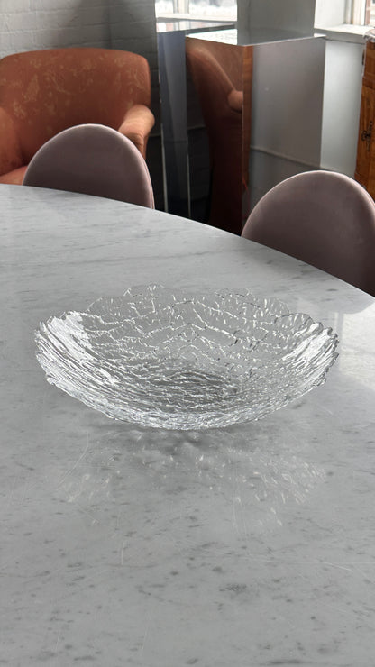 Large Scandinavian Glass Bowl
