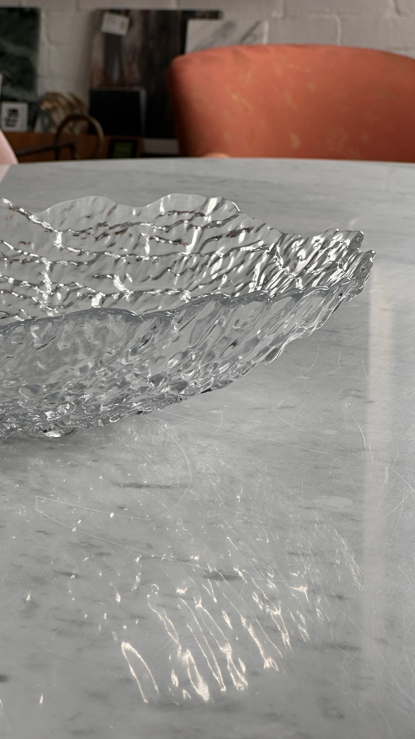 Large Scandinavian Glass Bowl