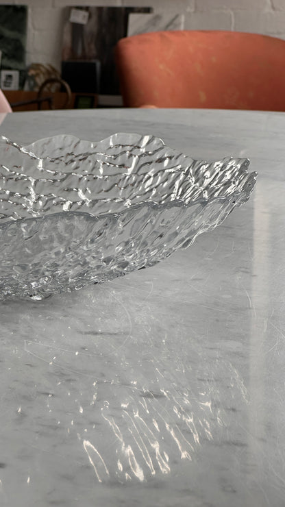 Large Scandinavian Glass Bowl