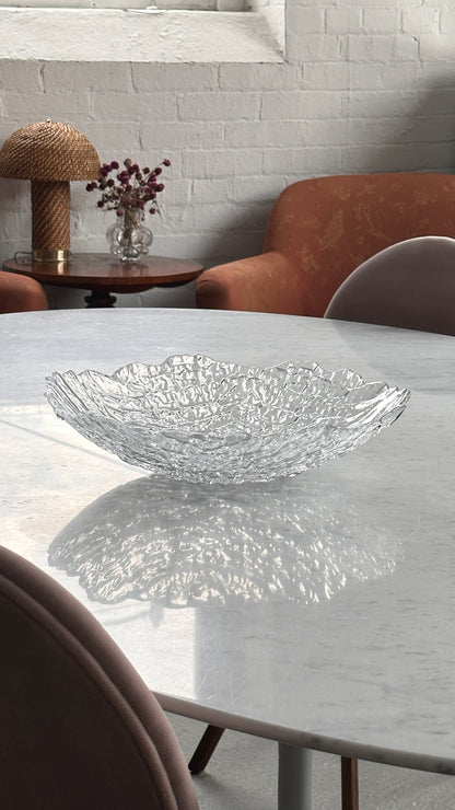 Large Scandinavian Glass Bowl