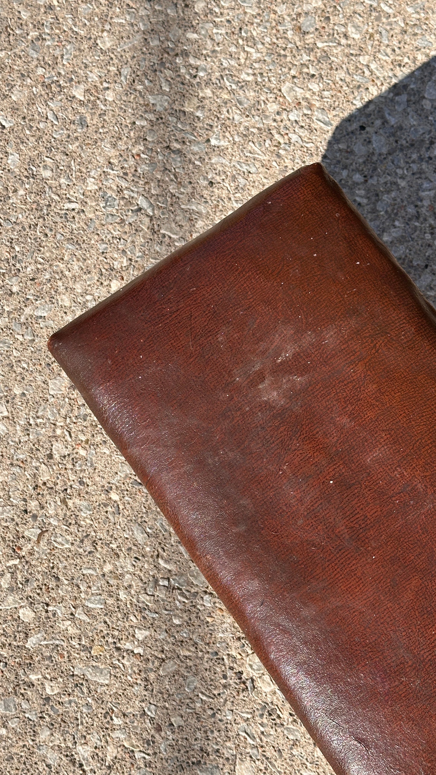 Rustic Wooden Footstool