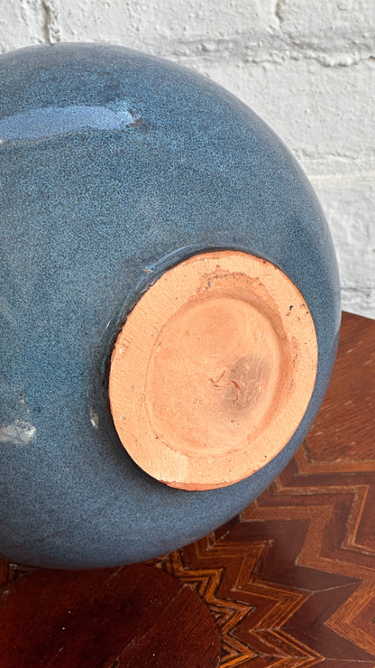 Large Blue Handmade Vase