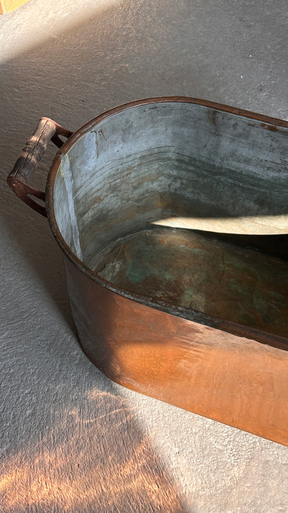 Vintage Copper Basin / Boiler