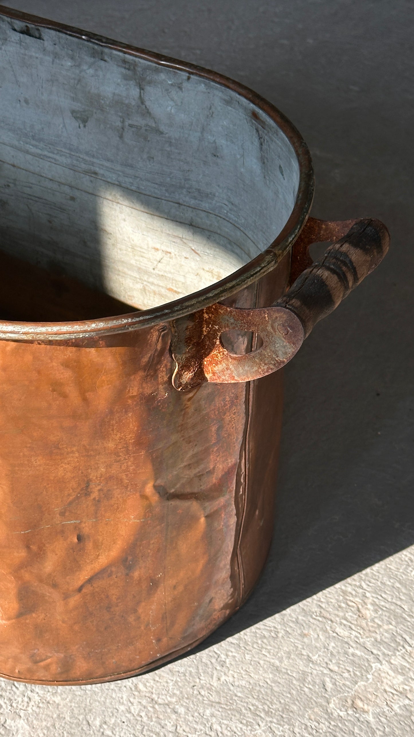 Vintage Copper Basin / Boiler