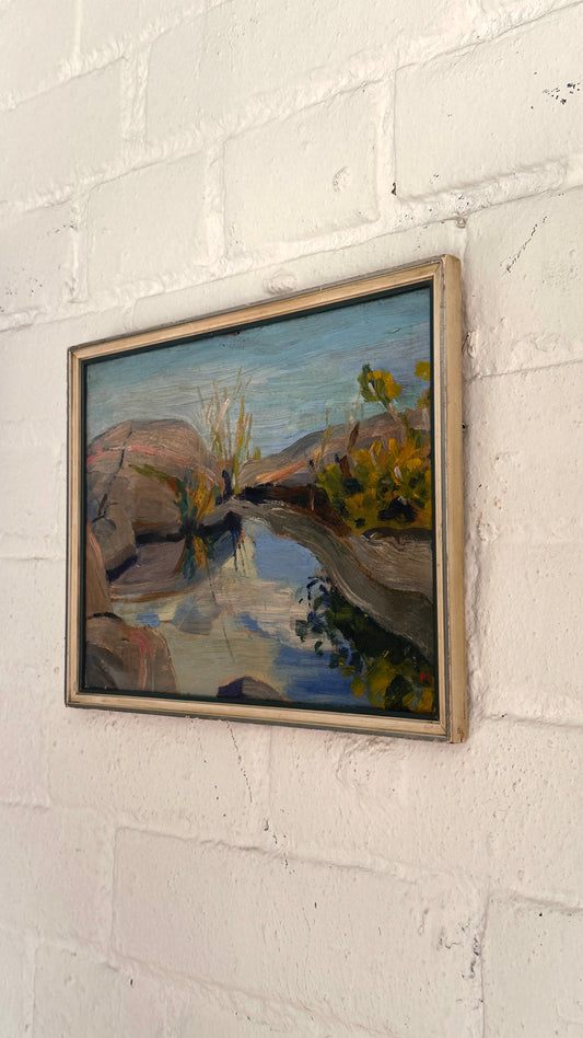 Framed Landscape on Board, 1955