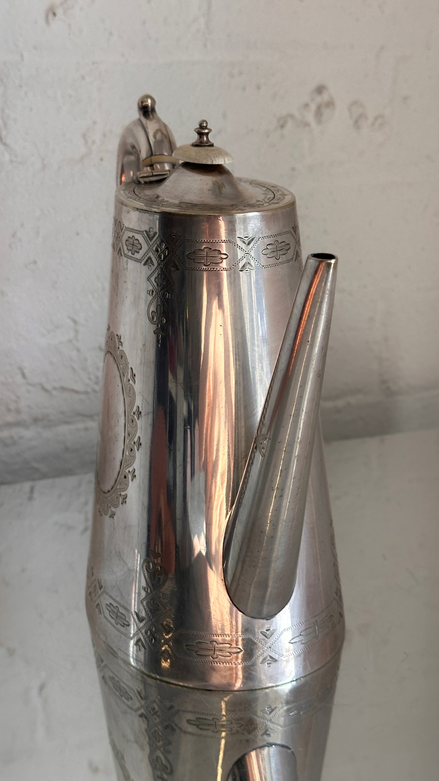 Goldsmiths & Silversmiths Co. London Silver Coffee Pot
