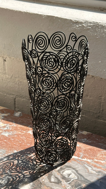Curled Wire Vase