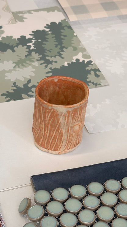 Ceramic Vase & Cup set