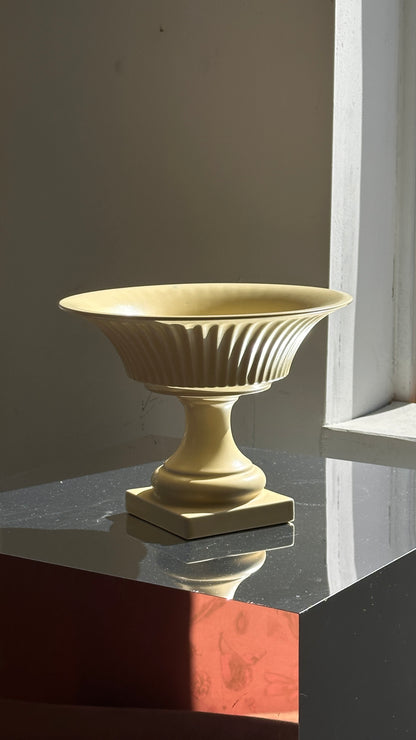 Yellow Footed Bowl by Hyalyn Pottery, North Carolina