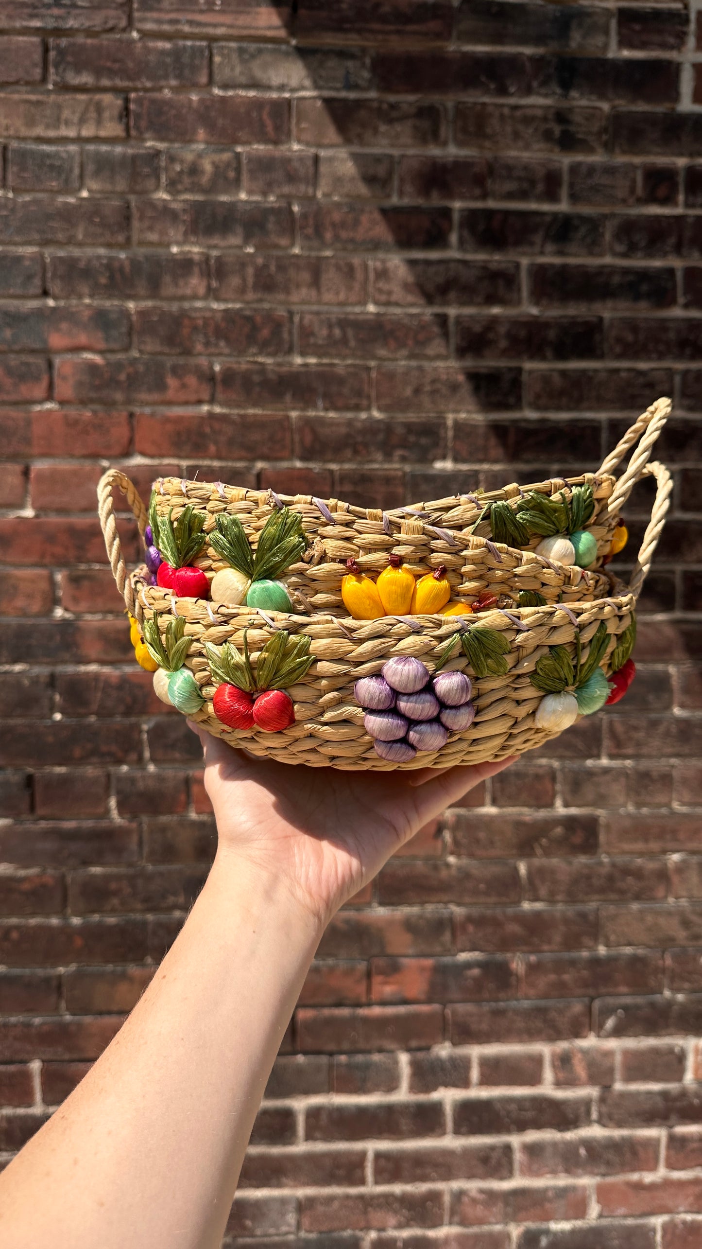 Set of Woven Bowls & Napkin Rings