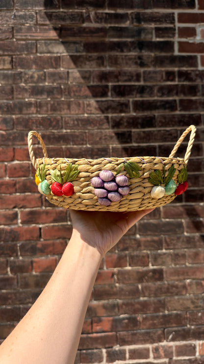 Set of Woven Bowls & Napkin Rings