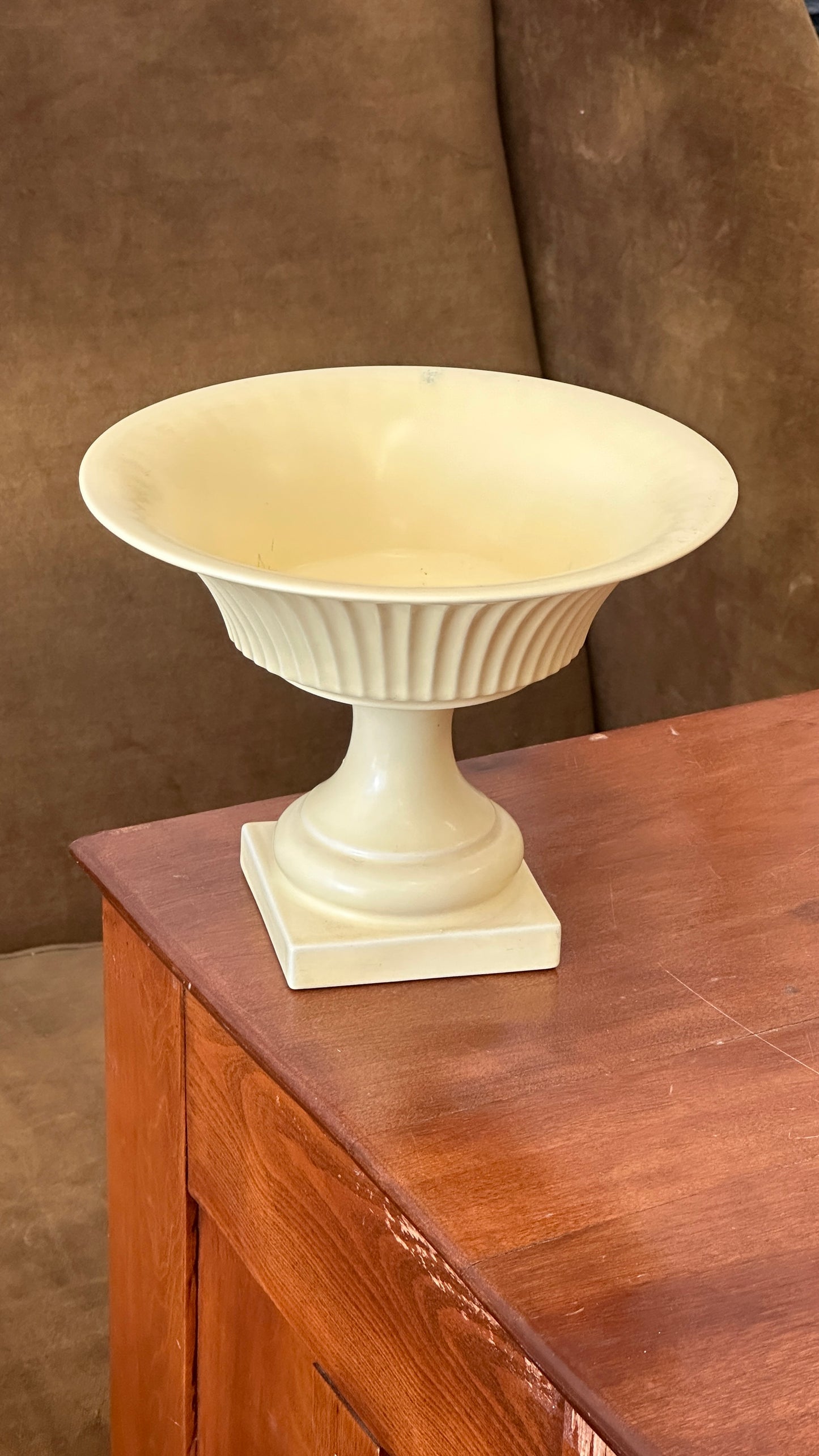 Yellow Footed Bowl by Hyalyn Pottery, North Carolina