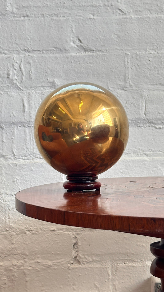 Brass Plated Gazing Sphere