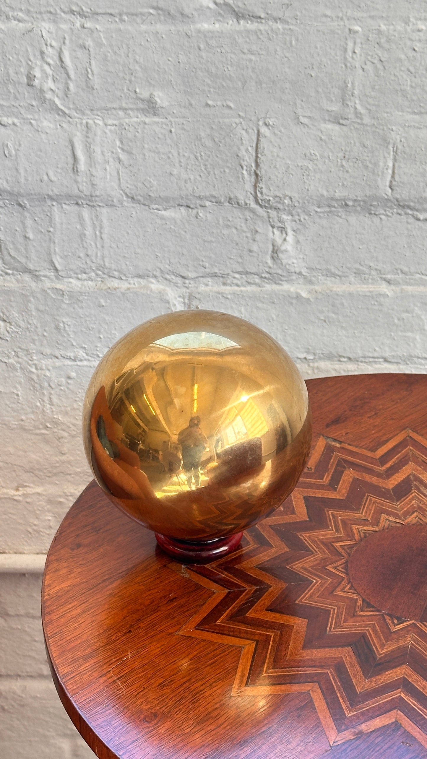 Brass Plated Gazing Sphere