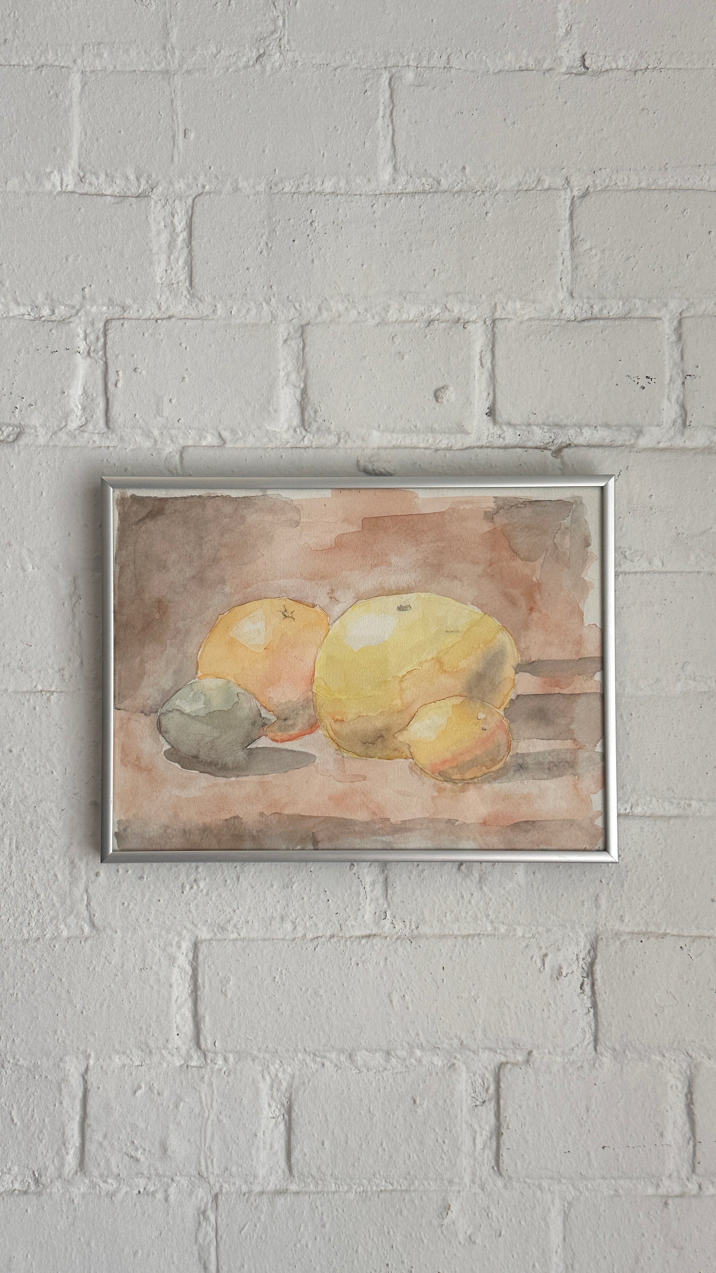 Citrus Fruit Watercolour Still Life by Emma Steele 2005