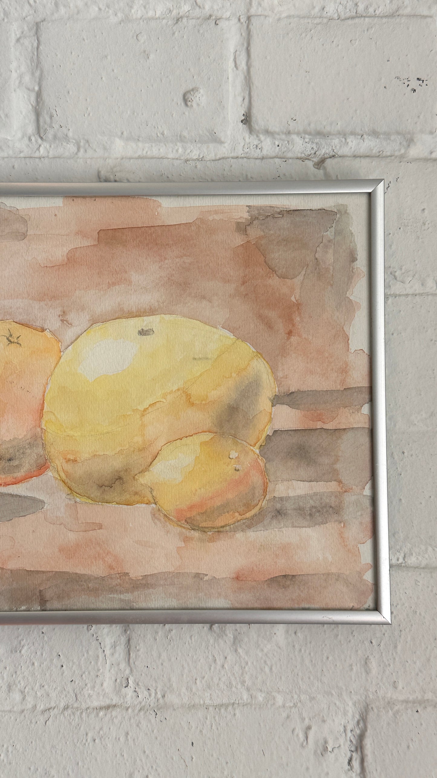 Citrus Fruit Watercolour Still Life by Emma Steele 2005