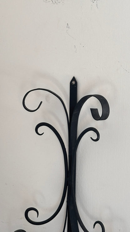 Pair of Curled Iron Candle Sconces
